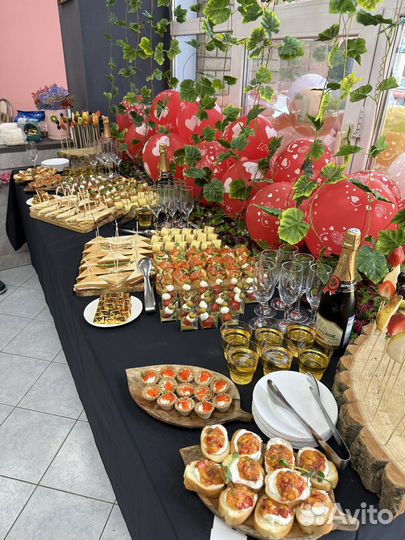 Фуршет кейтеринг праздник еда на дом