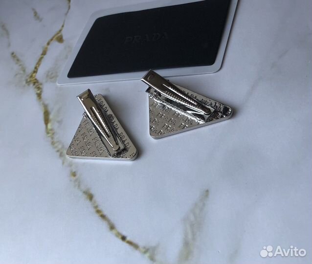 Комплект из двух заколок Prada