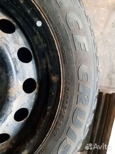 R15 Bridgestone Ice Cruiser 5000 195/60, PCD 5x114.3 DIA 57.06