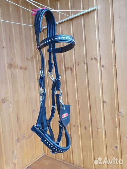 Уздечка Zilco пластиковая, со стразами