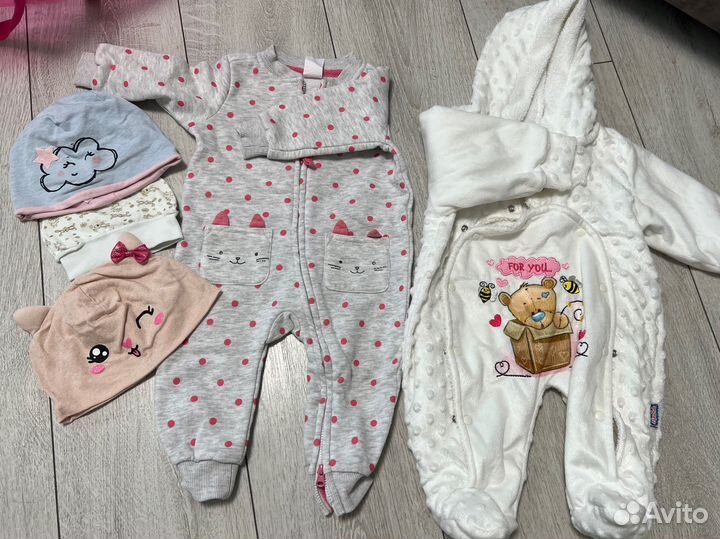 Детские вещи на девочку пакетом