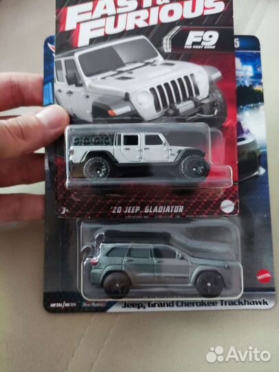 Hot wheels premium Fast Furious 9 Jeep дуэт