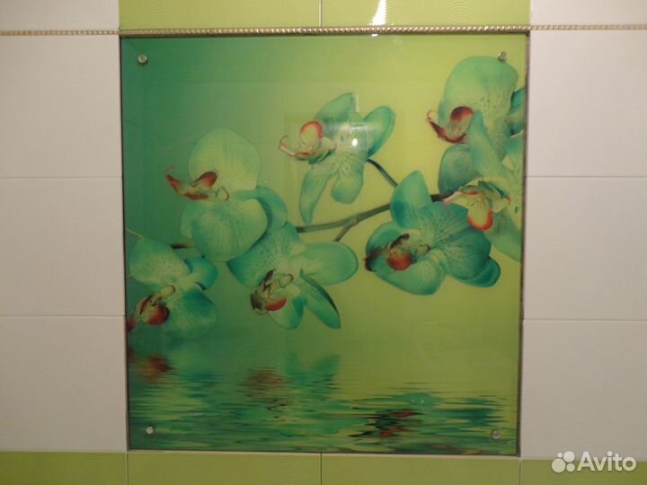 Панно из закалённого стекла
