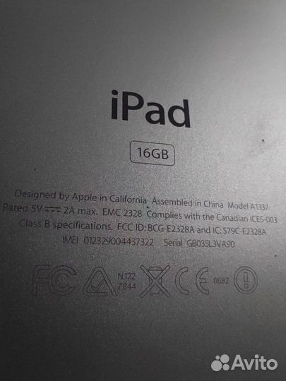 iPad 1 A1337 16gb