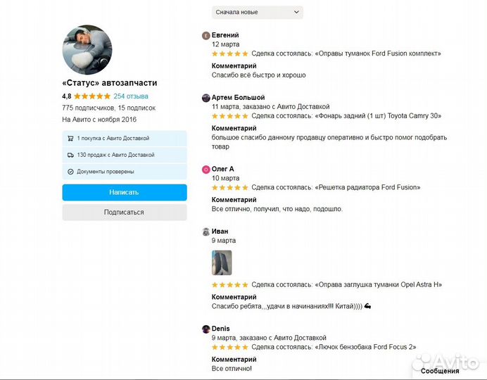 Тормозной диск Ford Focus 2