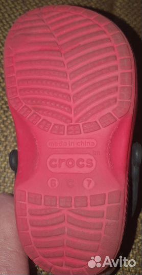 Шлепанцы crocs детские 22,5