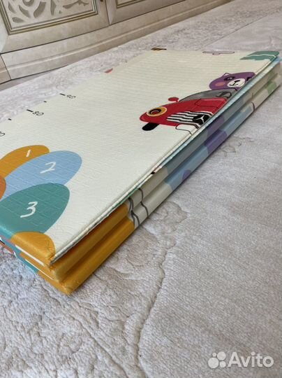 Детский коврик для ползания мягкий