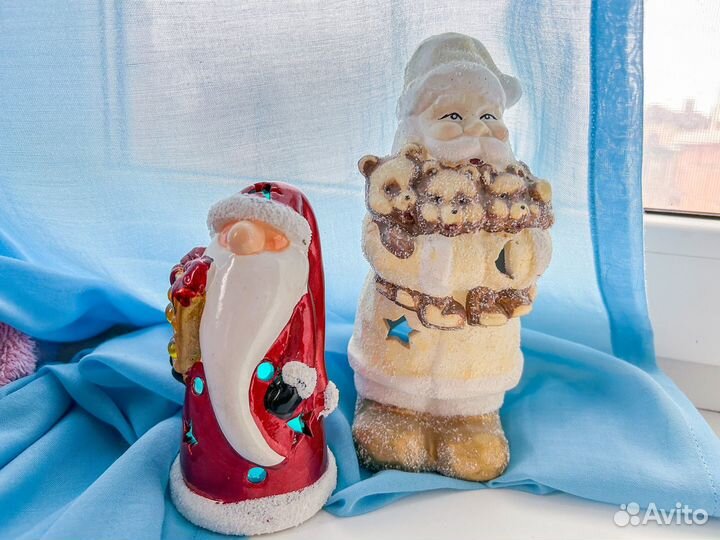 Статуэтки декор светильник новогодний Новый год