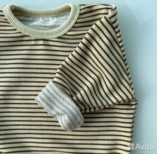 Лонгслив тельняшка 105-115