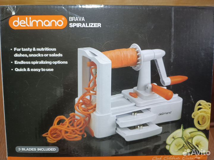 Овощерезка Delimano Brava Spiralizer Спирализатор