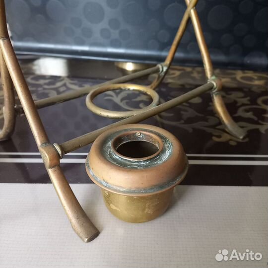 Бульотка чайник латунь