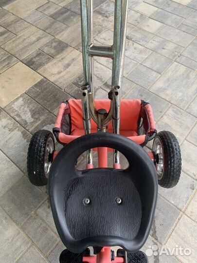 Детский трехколесный велосипед с руской