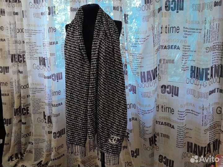 Брендовый палантин Chanel 100 оригинал Италия