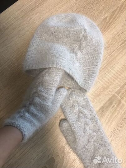 Шапочки,комплекты из ангоры