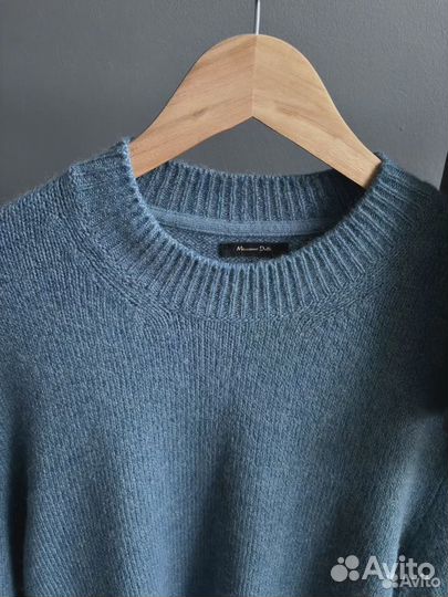 Шикарный свитер из шерсти Massimo Dutti 52 новый б