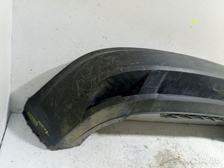 Юбка бампера заднего Шкода