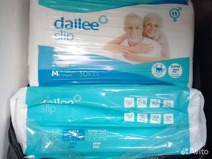 Памперсы для взрослых размер m по 30 штук