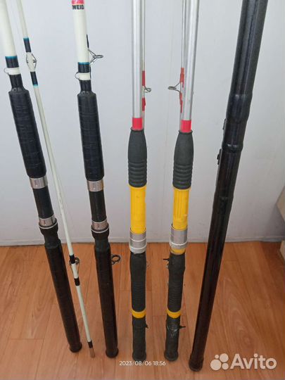 Донки б/у 4шт удочка микадо