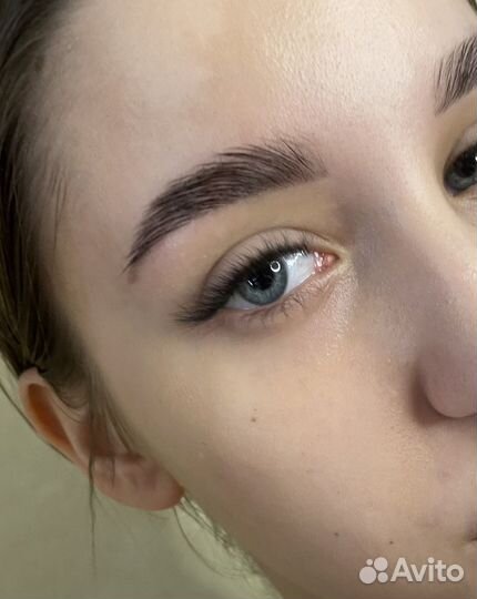 Окрашивание + ламинирование бровей