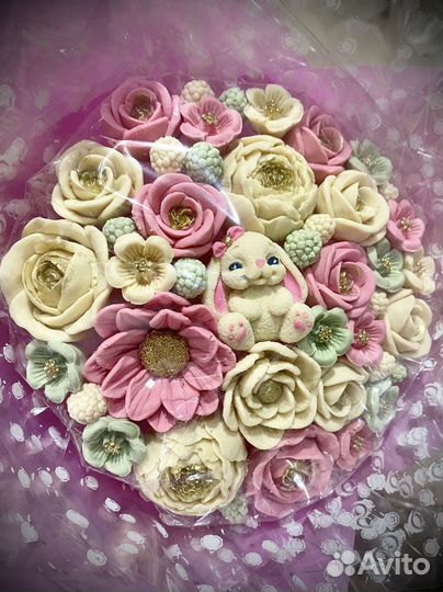 Букеты из шоколадных цветов