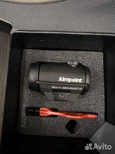 Коллиматорный прицел aimpoint micro H1, 2мoa