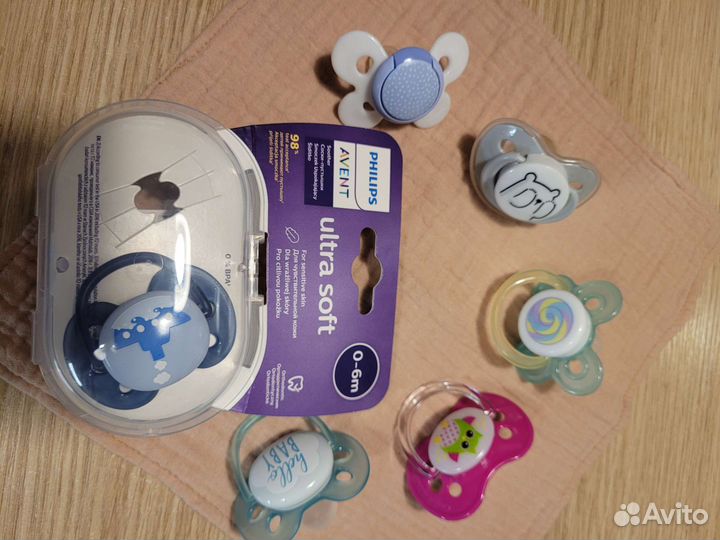 Соска пустышка avent 0-6