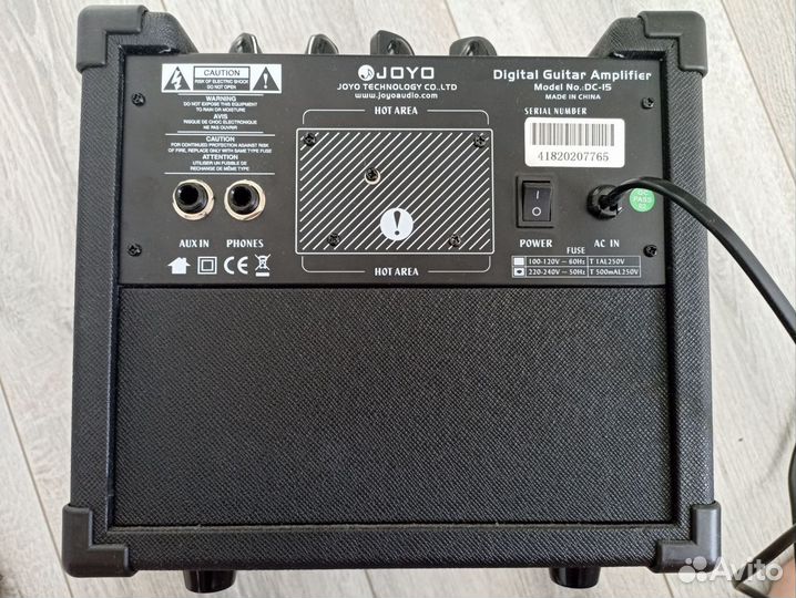 Гитарный комбоусилитель joyo dc-15