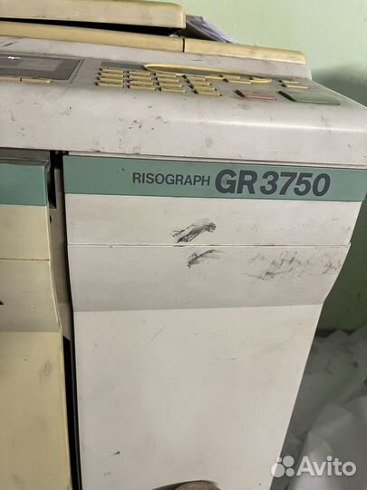 Ризограф riso gr 3750 + красный барабан
