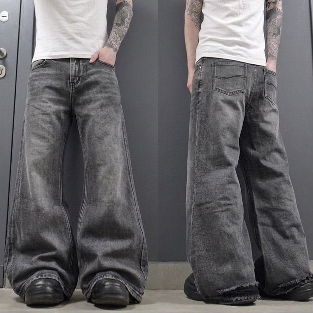 Широкие джинсы balenciaga flared 25ss bootcut type