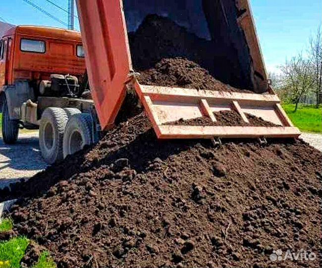 Чернозём, песок, отсев, щебень доставка В короткие