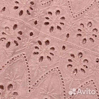Ткань шитье хлопок кружево Турция