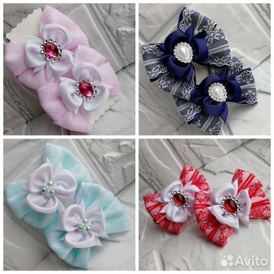 Резинка для волос, ручная работа