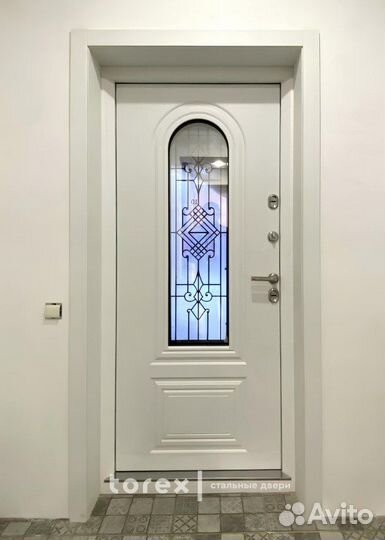 Дверь уличная Снегирь Про со стеклопакетом