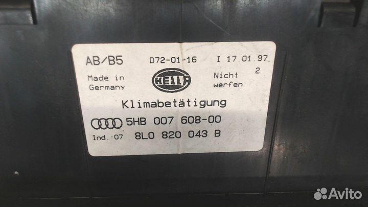 Переключатель отопителя Audi A4 (B5), 1997