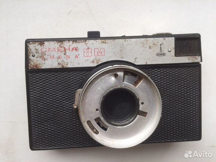 Плёночный фотоаппарат смена