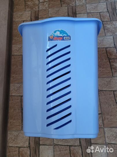 Корзина из пластика для белья бу