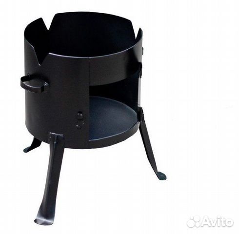 Печь под казан 360 мм. (под казан 12 л.) сталь 2 м