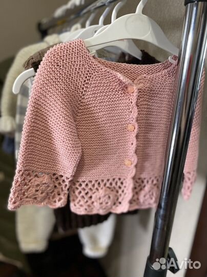 Кофта для девочки 6-12 месяцев