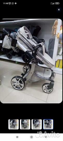 Коляска 2 в 1 luxmom