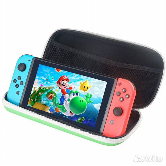 Чехол Premium Case для Nintendo Switch/N-Switch oled (Animal Crossing: Leaves)