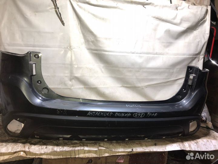 Бампер задний Mitsubishi Outlander 3