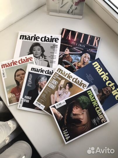 Журналы marie claire, tatler
