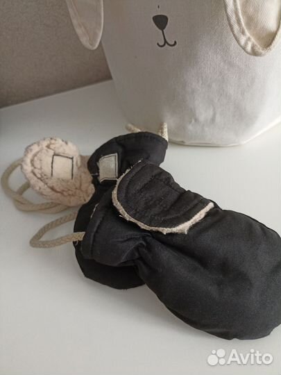 Варежки краги зимние на 1 год