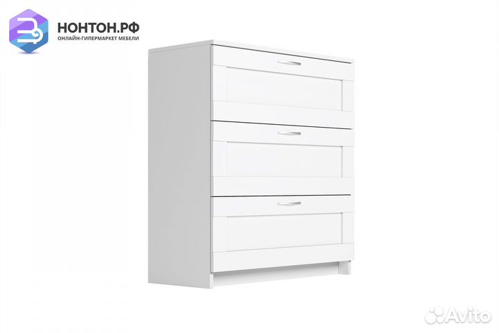 Комод Сириус белый 3 ящика
