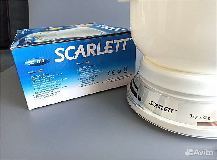Новые кухонные весы Scarlett SC 1210
