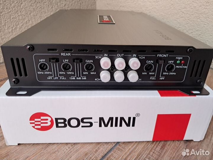 Усилитель 4 канальный Bos Mini 3000w