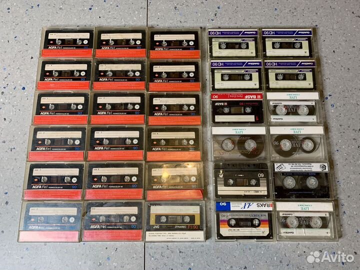 Аудиокассеты бу 80-е