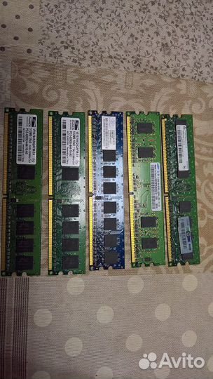 Модули памяти DDR, DDR2, DDR3