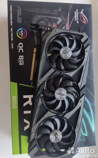 Видеокарта rtx 3050 rog strix