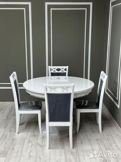 Стол со стульями \оплата при получении